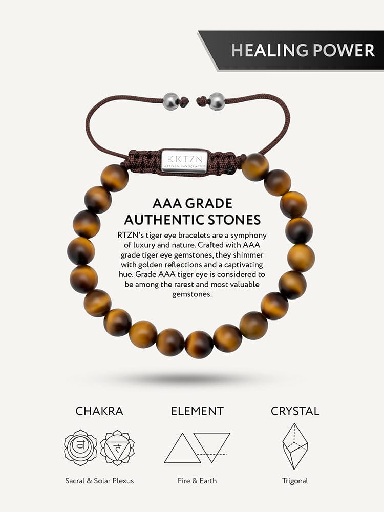 Pulsera de cuentas de ojo de tigre - Bali