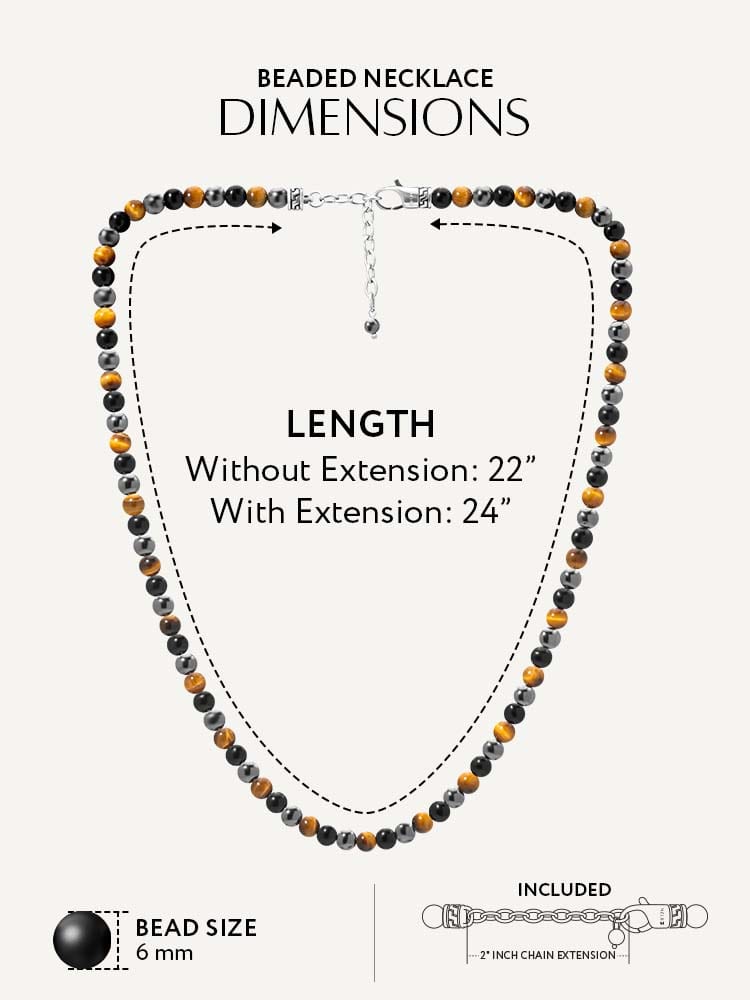 Three Layer Stone Necklace