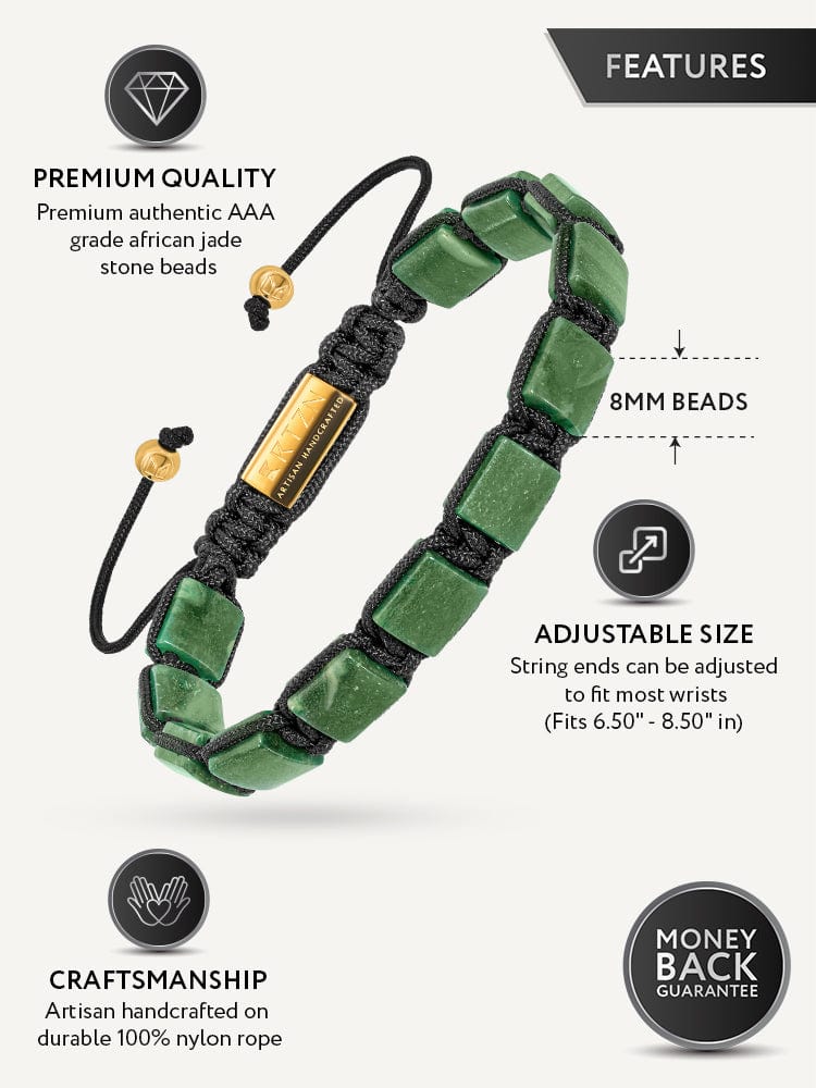 Pulsera de cuentas de jade - Havana