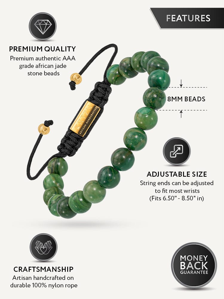 Pulsera de Cuentas de Jade - Bali