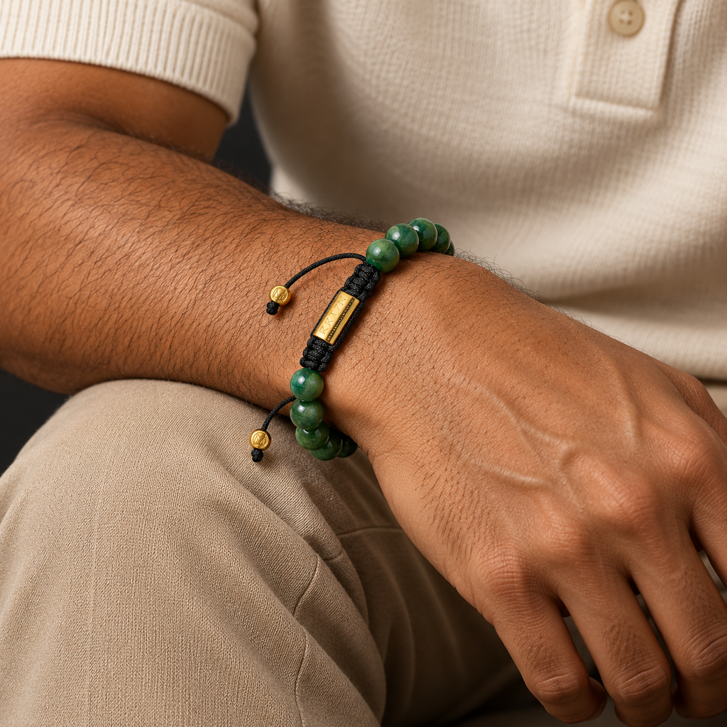 Jade Beaded Bracelet - Bali