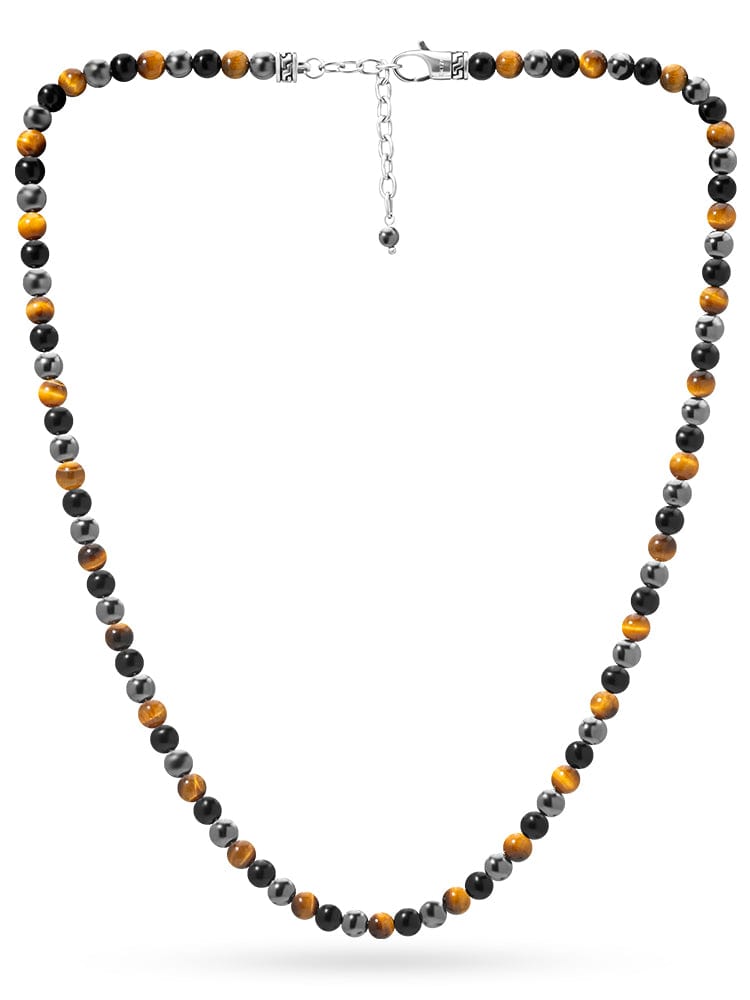 Three Layer Stone Necklace