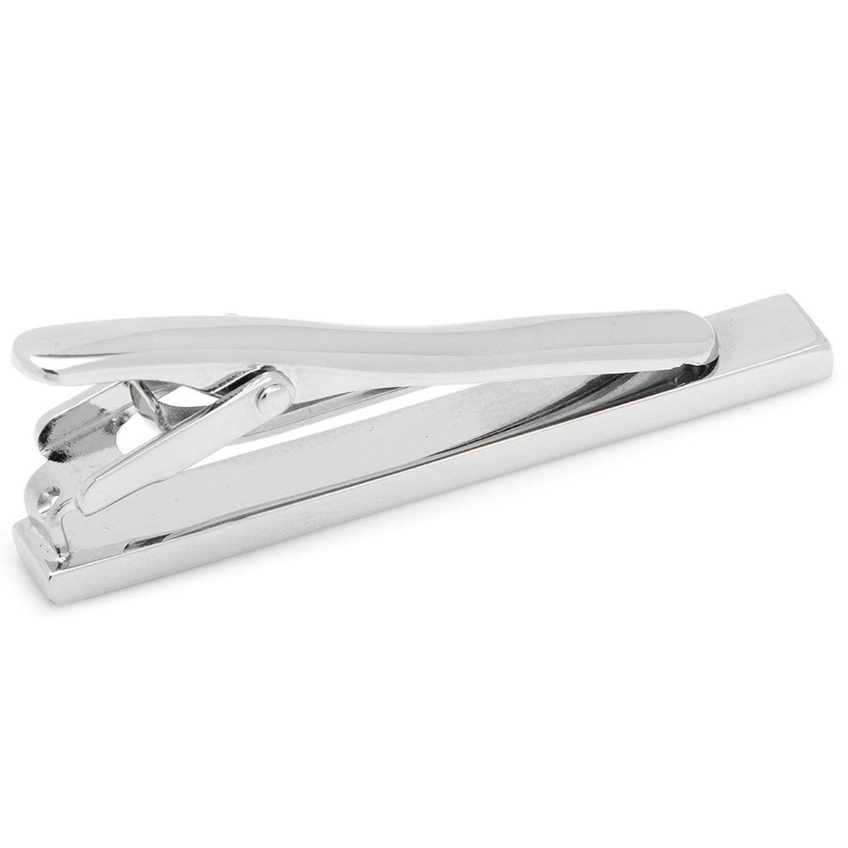 Pinza de corbata con incrustaciones de ónix