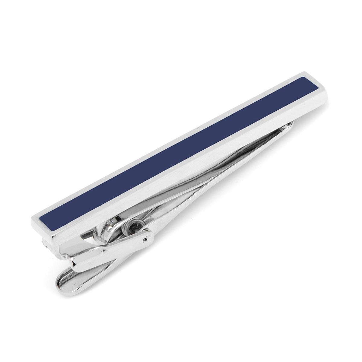 Pinza de corbata esmaltada azul marino