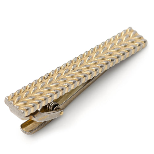 Pinza de Corbata en Espiga Oro Antiguo